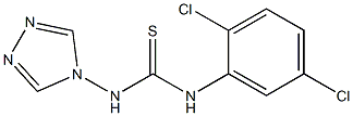 N-(2,5-dichlorophenyl)-N'-(4H-1,2,4-triazol-4-yl)thiourea Struktur