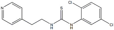 N-(2,5-dichlorophenyl)-N'-[2-(4-pyridyl)ethyl]thiourea Struktur