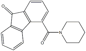 4-(piperidinocarbonyl)-9H-fluoren-9-one Struktur