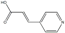 (E)-3-(pyridin-4-yl)acrylic acid Struktur