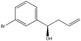 (R)-1-(3-bromophenyl)but-3-en-1-ol Struktur