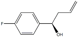 (R)-1-(4-FLUORO-PHENYL)-BUT-3-EN-1-OL Struktur