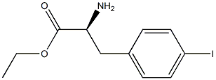 (S)-ethyl 2-amino-3-(4-iodophenyl)propanoate Struktur