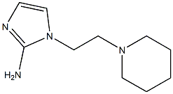 1-(2-(piperidin-1-yl)ethyl)-1H-imidazol-2-amine Struktur