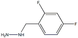 1-(2,4-difluorobenzyl)hydrazine Struktur