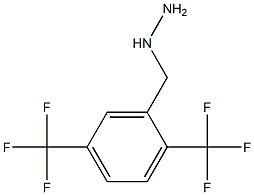 1-(2,5-bis(trifluoromethyl)benzyl)hydrazine Struktur