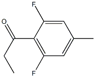 1-(2,6-difluoro-4-methylphenyl)propan-1-one Struktur