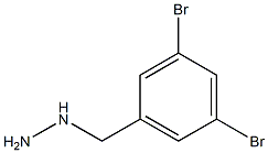 1-(3,5-dibromobenzyl)hydrazine Struktur