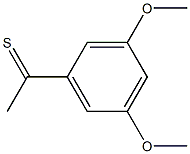 1-(3,5-dimethoxyphenyl)ethanethione Struktur