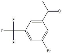 1-(3-bromo-5-(trifluoromethyl)phenyl)ethanone Struktur