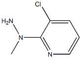 1-(3-chloropyridin-2-yl)-1-methylhydrazine Struktur