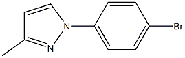 1-(4-bromophenyl)-3-methyl-1H-pyrazole Struktur