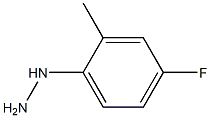 1-(4-fluoro-2-methylphenyl)hydrazine Struktur