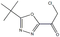 1-(5-tert-butyl-1,3,4-oxadiazol-2-yl)-2-chloroethanone Struktur