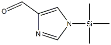 1-(trimethylsilyl)-1H-imidazole-4-carbaldehyde Struktur