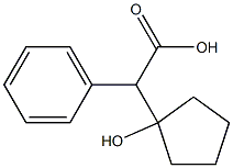 2-(1-HYDROXYCYCLOPENTYL)-2-PHENYLACETIC ACID Struktur