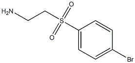 2-(4-bromophenylsulfonyl)ethanamine Struktur