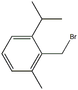 2-(bromomethyl)-1-isopropyl-3-methylbenzene Struktur