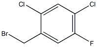 2,4-dichloro-5-flurobenzyl bromide Struktur