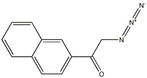 2-azido-1-(naphthalen-2-yl)ethanone Struktur