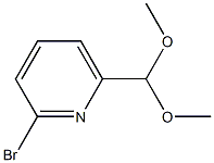 2-bromo-6-(dimethoxymethyl)pyridine Struktur