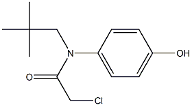 2-chloro-N-(4-hydroxyphenyl)-N-neopentylacetamide Struktur