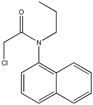 2-chloro-N-(naphthalen-4-yl)-N-propylacetamide Struktur