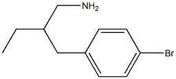 3-(4-Bromo-phenyl)-2-ethyl-propylamine Struktur