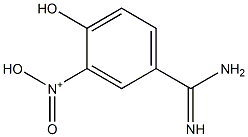 N-(5-carbamimidoyl-2-hydroxyphenyl)-N-oxohydroxylammonium Struktur