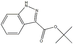 tert-butyl 1H-indazole-3-carboxylate Struktur