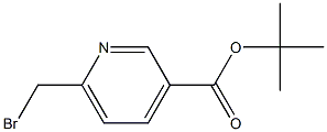 tert-butyl 6-(bromomethyl)pyridine-3-carboxylate Struktur