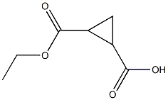 2-(Ethoxycarbonyl)cyclopropanecarboxylic acid Struktur