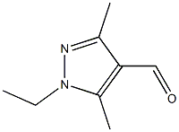 3,5-Dimethyl-1-ethyl-1H-pyrazole-4-carboxaldehyde Struktur