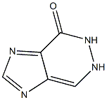 3,4,7,9-tetrazabicyclo[4.3.0]nona-5,7,9-trien-2-one Struktur