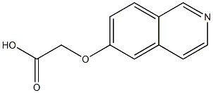 (isoquinolin-6-yloxy)-acetic acid Struktur