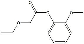 2-METHOXYPHENYL ETHOXYACETATE Struktur