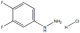 1-(3,4-difluorophenyl)hydrazine hydrochloride Struktur