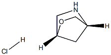 (1R,4R)-2-OXA-5-AZABICYCLO[2.2.1]HEPTANE HCL Struktur