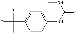 1-Methyl-3-(4-trifluoromethyl-phenyl)-thiourea Struktur