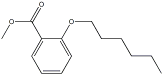 Methyl 2-n-hexyloxybenzoate Struktur