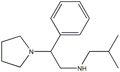 (2-methylpropyl)[2-phenyl-2-(pyrrolidin-1-yl)ethyl]amine Struktur