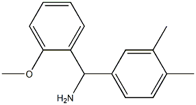 (3,4-dimethylphenyl)(2-methoxyphenyl)methanamine Struktur