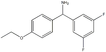 (3,5-difluorophenyl)(4-ethoxyphenyl)methanamine Struktur