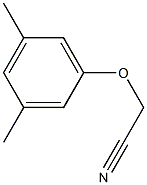 (3,5-dimethylphenoxy)acetonitrile Struktur