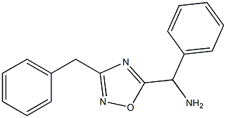 (3-benzyl-1,2,4-oxadiazol-5-yl)(phenyl)methanamine Struktur