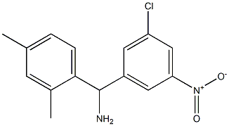 (3-chloro-5-nitrophenyl)(2,4-dimethylphenyl)methanamine Struktur