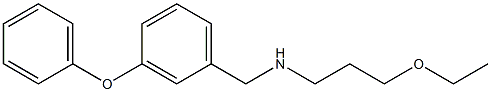 (3-ethoxypropyl)[(3-phenoxyphenyl)methyl]amine Struktur