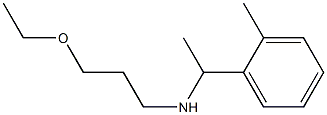 (3-ethoxypropyl)[1-(2-methylphenyl)ethyl]amine Struktur