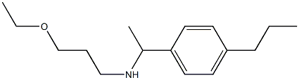 (3-ethoxypropyl)[1-(4-propylphenyl)ethyl]amine Struktur