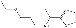 (3-ethoxypropyl)[1-(furan-2-yl)ethyl]amine Struktur